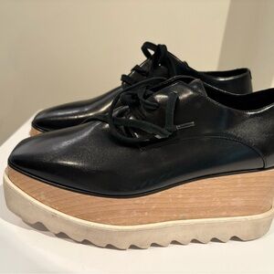 Stella McCartney Black and Tan Platform Shoes
